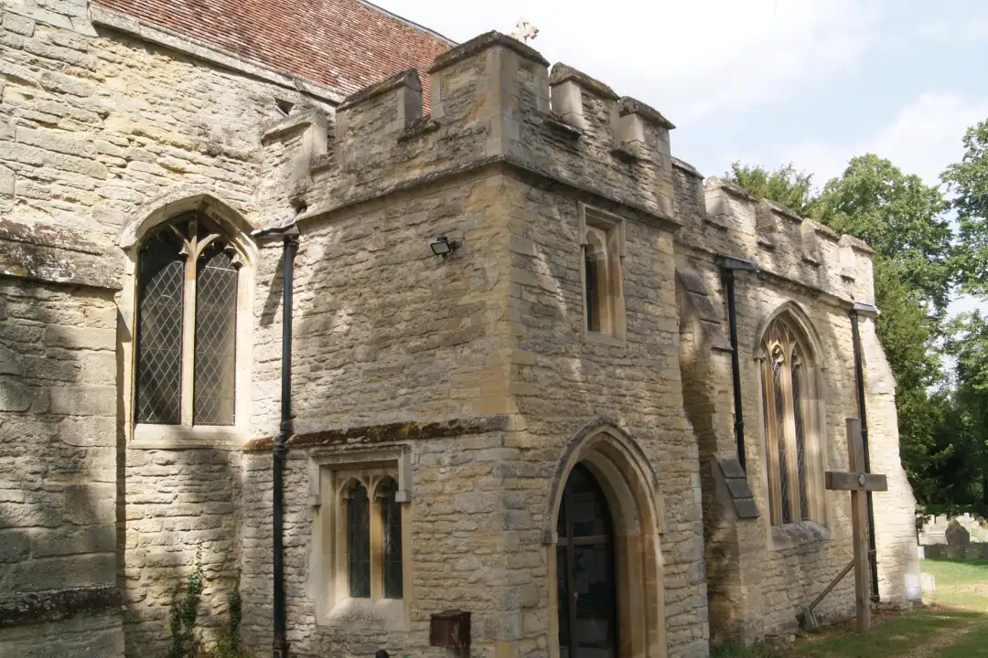 The parvis above the Church porch